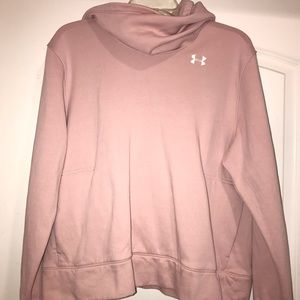 NWT Under Armour Cowl Neck Blush Hoodie